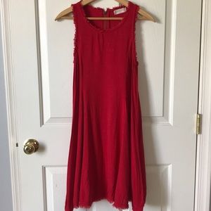 Red XS Altard State Fringe Dress